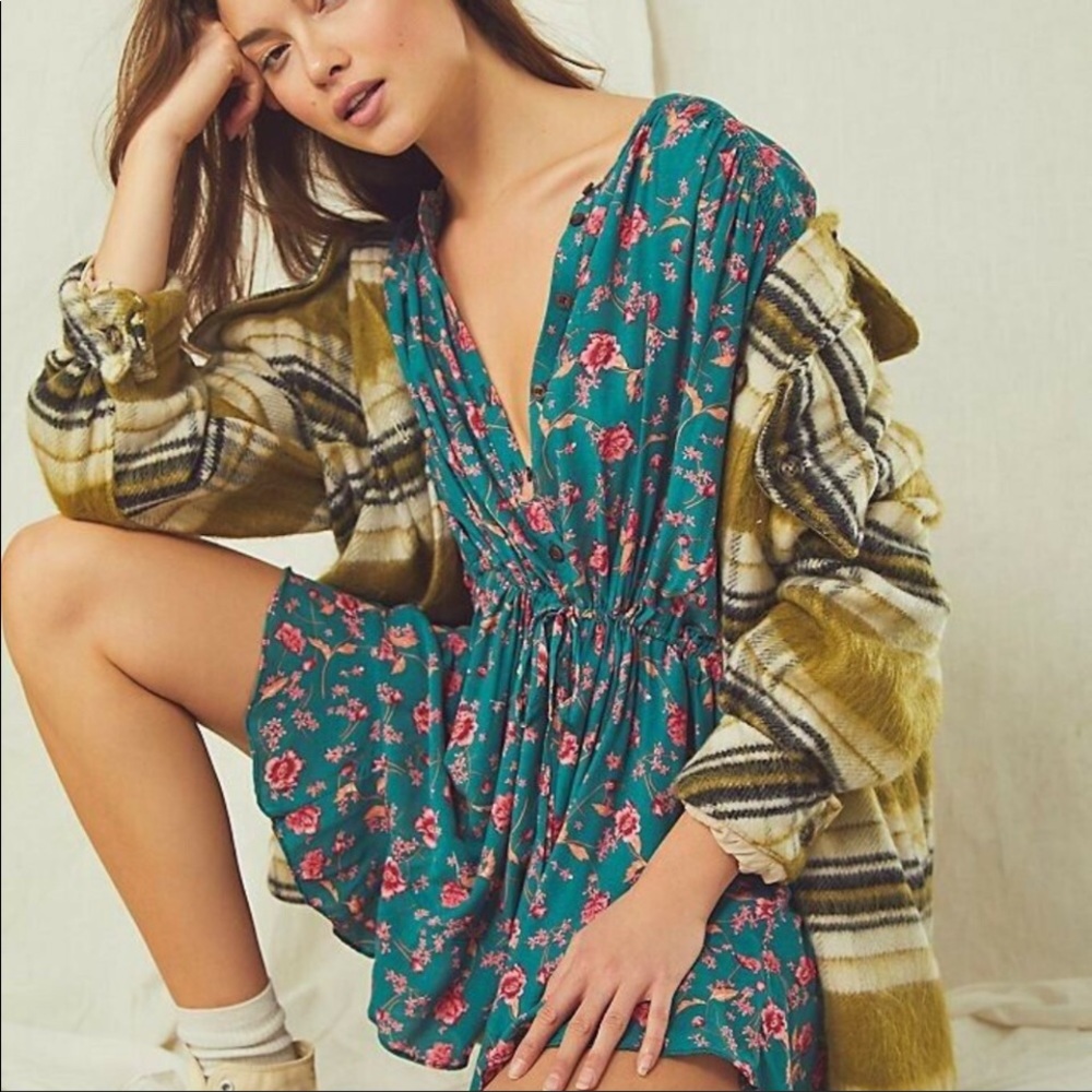 🦋Free People Flower Fields dress S - Picture 2 of 11